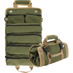 Does Not Apply Small Roll Up Tool Bag With 2 Detachable Pouches, Oxford Cloth Canvas Tool Pouch Does Not Apply Small Roll Up Tool Bag With 2 Detachable Pouches, Oxford Cloth Canvas Tool Pouch