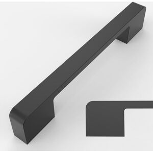 Amerdeco 10 Pack Matte Black Cabinet Pulls 5 Inch(128mm) Hole Centers Kitchen C Amerdeco 10 Pack Matte Black Cabinet Pulls 5 Inch(128mm) Hole Centers Kitchen C
