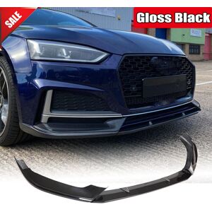 Speed_turning For Audi A5 B9 Sline S5 2017-2019 Gloss Black Front Bumper Lip Spoiler Body Kits Speed_turning For Audi A5 B9 Sline S5 2017-2019 Gloss Black Front Bumper Lip Spoiler Body Kits