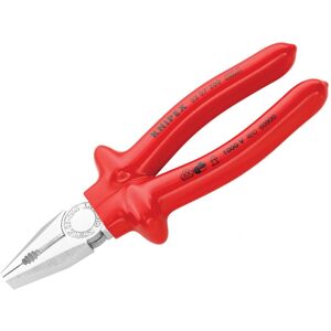 Knipex Vde Combination Pliers Dipped Handles 200mm / One Size Multi Colour Tk134 Knipex Vde Combination Pliers Dipped Handles 200mm / One Size Multi Colour Tk134
