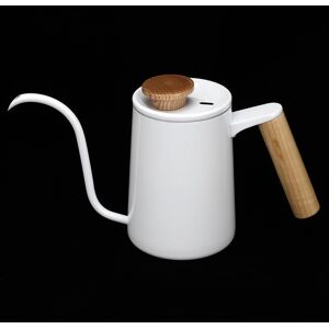 White 650ml Household 304 Stainless Steel Coffee Pot Hand Coffee Long Spout White 650ml Household 304 Stainless Steel Coffee Pot Hand Coffee Long Spout