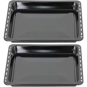 Spares2go Oven Tray For Howdens Lamona Cooker Roasting Baking Pan Dish 455mm X 370mm X 2 Spares2go Oven Tray For Howdens Lamona Cooker Roasting Baking Pan Dish 455mm X 370mm X 2