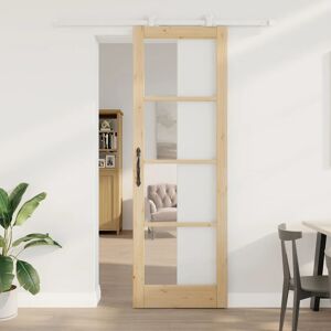 Sliding Door Manual Orkdal Brown 78 X 232 Cm Wood And Metal Vidaxl Sliding Door Manual Orkdal Brown 78 X 232 Cm Wood And Metal Vidaxl