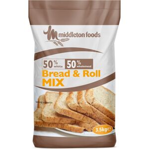 Middleton Foods Middleton Bread & Roll Mix 50% White 50% Wholemeal Bread 4x3.5kg Free Del... Middleton Foods Middleton Bread & Roll Mix 50% White 50% Wholemeal Bread 4x3.5kg Free Del...