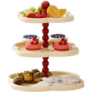 Sodial 3x(Retro Jewelry Rack Fruit Plate Dessert Display Rack Desktop Four-Leaf2311 Sodial 3x(Retro Jewelry Rack Fruit Plate Dessert Display Rack Desktop Four-Leaf2311