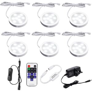 Led Under Cabinet Kitchen Lights Wired Plug In With Remote,Dimmable 6 Pack Under Led Under Cabinet Kitchen Lights Wired Plug In With Remote,Dimmable 6 Pack Under