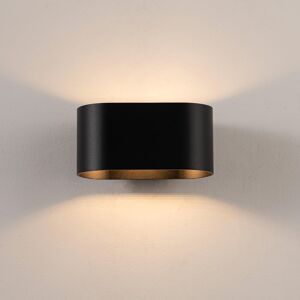 Black Metal Interior Wall Light - Up & Down Lighting - G9 Socket - Modern Minima Black Metal Interior Wall Light - Up & Down Lighting - G9 Socket - Modern Minima