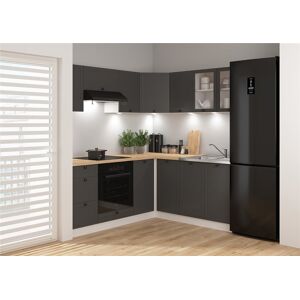 Impact Furniture Corner Kitchen Set Complete Diy Fitted 11 Units Cabinets Shaker Dark Grey Junona Impact Furniture Corner Kitchen Set Complete Diy Fitted 11 Units Cabinets Shaker Dark Grey Junona