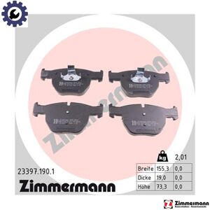 Zimmermann Brake Pad Set Disc Brake 23397.190.1 For Land Rover Range/iii/suv/mk 2.9l 6cyl Zimmermann Brake Pad Set Disc Brake 23397.190.1 For Land Rover Range/iii/suv/mk 2.9l 6cyl