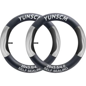 Yunscm 2-Pcs 20x4 Heavy Duty Bike Tubes 102-406 20x4.0 Self Sealing Inner Tubes 20'' A Yunscm 2-Pcs 20x4 Heavy Duty Bike Tubes 102-406 20x4.0 Self Sealing Inner Tubes 20'' A