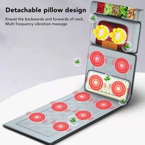 Eu Plug Full Body Massage Pad Vibration Gray Heated Electric Full Body Massage Eu Plug Full Body Massage Pad Vibration Gray Heated Electric Full Body Massage