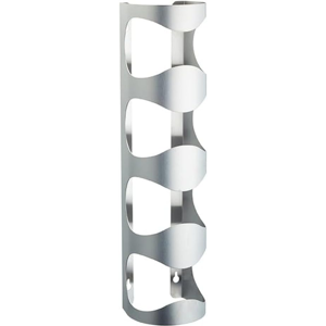 Does Not Apply Wall Wine Rack, Stainless Steel, 4 Bottle Holder, Silver Does Not Apply Wall Wine Rack, Stainless Steel, 4 Bottle Holder, Silver