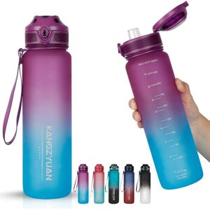 Enlightcode Drinking Bottle 1 L, 1000 Ml Sports Water Bottle Made Of Tritan Bpa-Free, Leak- Enlightcode Drinking Bottle 1 L, 1000 Ml Sports Water Bottle Made Of Tritan Bpa-Free, Leak-