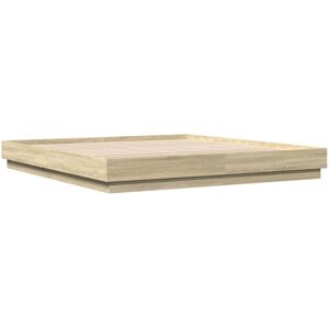 Bed Frame Base Sonoma Oak 180x200 Cm Super King Engineered Wood Vidaxl Bed Frame Base Sonoma Oak 180x200 Cm Super King Engineered Wood Vidaxl