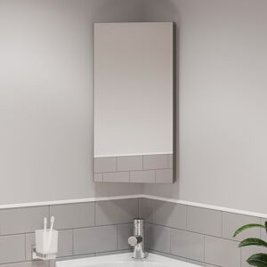 Affine Corner Bathroom Mirror Cabinet Cupboard Single Door Wall Mounted Stainless Steel Affine Corner Bathroom Mirror Cabinet Cupboard Single Door Wall Mounted Stainless Steel