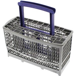 Beko Dishwasher Cutlery Basket Cage Grey Purple Handle Genuine 1744500400 Beko Dishwasher Cutlery Basket Cage Grey Purple Handle Genuine 1744500400