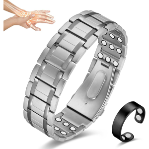 Does Not Apply 3x Magnetic Bracelet For Men Pure Titanium Bracelet 3500 Gauss Ultra Strength Ma Does Not Apply 3x Magnetic Bracelet For Men Pure Titanium Bracelet 3500 Gauss Ultra Strength Ma