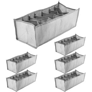 Sodial 3x(6pcs Drawer Boxes For Jeans Trousers T-Shirt Storage Boxes Organiser8720 Sodial 3x(6pcs Drawer Boxes For Jeans Trousers T-Shirt Storage Boxes Organiser8720