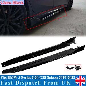 Magickit For 19-2022 Bmw 3 Series G20 Side Skirts Extension Competition Style Gloss Black Magickit For 19-2022 Bmw 3 Series G20 Side Skirts Extension Competition Style Gloss Black