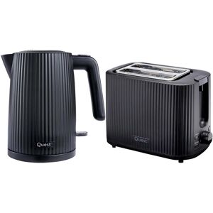 Garmin Quest Electric Kettle & Toaster Black 1.5l Fast Boil 2 Slice 7 Browning Level Garmin Quest Electric Kettle & Toaster Black 1.5l Fast Boil 2 Slice 7 Browning Level