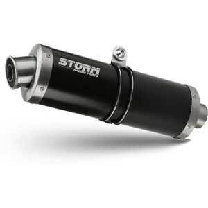 Exhaust Storm By Mivv Muffler Gp Nero Steel For Suzuki Gladius 2009 > 2015 Exhaust Storm By Mivv Muffler Gp Nero Steel For Suzuki Gladius 2009 > 2015