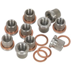 Thread Insert M9 X 1.25mm For Vs0462 Pack Of 10 - Sealey Vs0462r New Thread Insert M9 X 1.25mm For Vs0462 Pack Of 10 - Sealey Vs0462r New