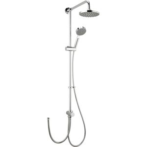 Deva Minimalist Shower Riser Kit And Single Function Handset Chrome Deva Minimalist Shower Riser Kit And Single Function Handset Chrome