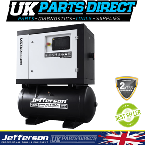 Jefferson Tools Jefferson 160 Litre 3hp Screw Compressor 230v 10 Bar 2 Year Warranty Jefferson Tools Jefferson 160 Litre 3hp Screw Compressor 230v 10 Bar 2 Year Warranty