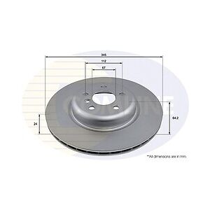 Comline Coated Brake Disc Rear Axle To Fit Bmw 2 21->, 3 18->, 4 20->, 5 16->, 6 17->, 7 Comline Coated Brake Disc Rear Axle To Fit Bmw 2 21->, 3 18->, 4 20->, 5 16->, 6 17->, 7