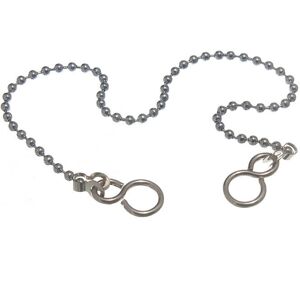 Onestopdiy 10 X Basin Basin Sink Plug Ball Chain Chrome Plated Steel 300mm 12" Onest Onestopdiy 10 X Basin Basin Sink Plug Ball Chain Chrome Plated Steel 300mm 12" Onest