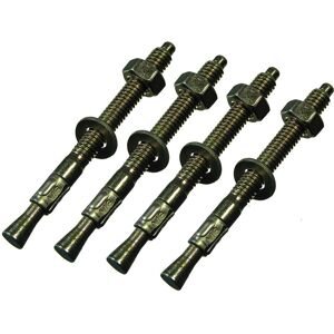 Onestopdiy New 100 X Through Bolt Sleeve Anchor M6 Bolt X 65mm Length 8.8 Steel Yzp - Onest Onestopdiy New 100 X Through Bolt Sleeve Anchor M6 Bolt X 65mm Length 8.8 Steel Yzp - Onest