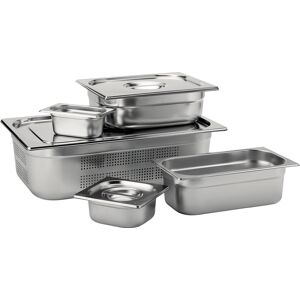 Utopia Gn 1/6 Pan Stainless Steel 10cm Deep Food Pan Preparation & Storage - Pack Of 6 Utopia Gn 1/6 Pan Stainless Steel 10cm Deep Food Pan Preparation & Storage - Pack Of 6