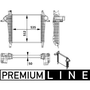 Mahle Ci136000p Charge Air Cooler Brazed Cooling Fins 535mm Core Length Fits Man Mahle Ci136000p Charge Air Cooler Brazed Cooling Fins 535mm Core Length Fits Man