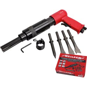 Neilsen Air Hammer Chisel Descaler Needle Gun With 4 Chisels Tool For Compressor Neilsen Air Hammer Chisel Descaler Needle Gun With 4 Chisels Tool For Compressor