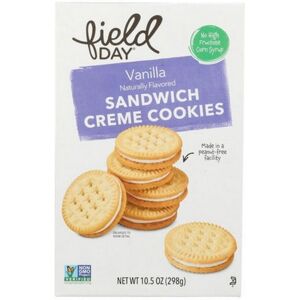 Field Day Organic Sandwich Vanilla Creme Cookies 10.5 Oz (Case Of Field Day Organic Sandwich Vanilla Creme Cookies 10.5 Oz (Case Of