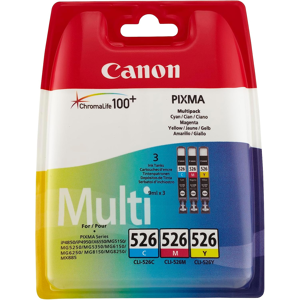 Does Not Apply Cli-526 C M Y Pack Of 3 Cartridges (Cyan Magenta Yellow) Genuine (Plastic Pack) Does Not Apply Cli-526 C M Y Pack Of 3 Cartridges (Cyan Magenta Yellow) Genuine (Plastic Pack)