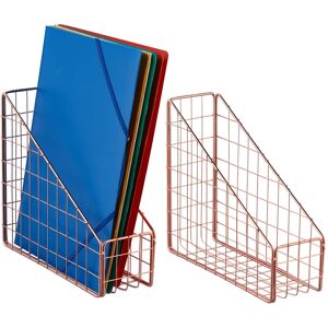 Relaxdays 4 X Magazine Folder Magazine Holder Desk Organiser Relaxdays 4 X Magazine Folder Magazine Holder Desk Organiser