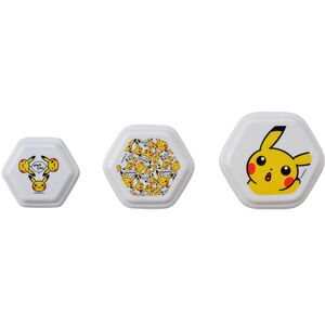 Pokemon Center Pikachu Living & Dining Sealed Container 3p Set Hexagon Japan Pokemon Center Pikachu Living & Dining Sealed Container 3p Set Hexagon Japan