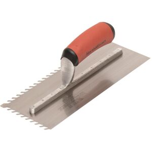 Marshalltown Layflat 6mm Notch Trowel 11 X 4.1/2in M/tmlf1411sd Marshalltown Layflat 6mm Notch Trowel 11 X 4.1/2in M/tmlf1411sd