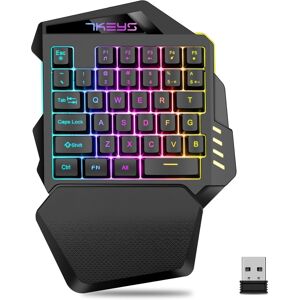 Sodial Hand Gaming Keyboard Rgb Backlit Portable Keyboard Game Controller For8766 Sodial Hand Gaming Keyboard Rgb Backlit Portable Keyboard Game Controller For8766