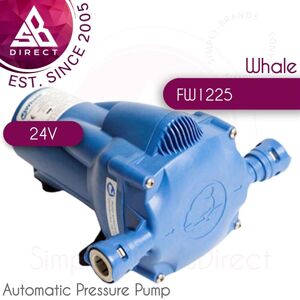 Whale Fw1225 Watermaster 24v Automatic Pressure Pump│12l - 45psi - 11.5 Lpm│ip65 Whale Fw1225 Watermaster 24v Automatic Pressure Pump│12l - 45psi - 11.5 Lpm│ip65