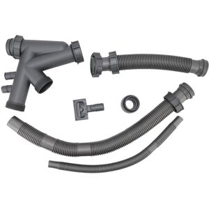 Double Sink Wash Basin Drain Pipe Set Quick Connection Suitable For K Double Sink Wash Basin Drain Pipe Set Quick Connection Suitable For K