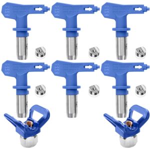 Sodial 2x(Airless Paint Nozzles Set,Reversible Tips Airless Paint Sprayer6454 Sodial 2x(Airless Paint Nozzles Set,Reversible Tips Airless Paint Sprayer6454