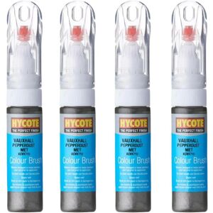Hycote Colour Touch Up Brush Paint Vauxhall Pepperdust (Metallic) 12.5ml X4 Hycote Colour Touch Up Brush Paint Vauxhall Pepperdust (Metallic) 12.5ml X4