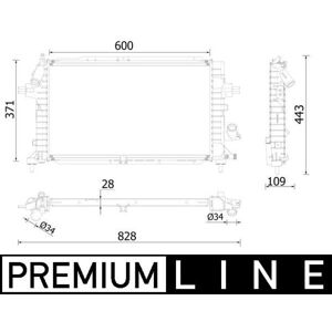 Mahle Cr2228000p Engine Cooling Radiator Brazed Cooling Fins Fits Opel Vauxhall Mahle Cr2228000p Engine Cooling Radiator Brazed Cooling Fins Fits Opel Vauxhall