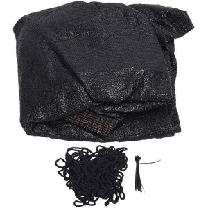 (4x6m / 13.1x19.7ft) Sun Protection Umbrella Black Pe Tear-Resistant Sun (4x6m / 13.1x19.7ft) Sun Protection Umbrella Black Pe Tear-Resistant Sun