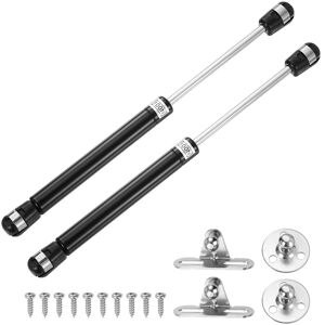 Uxcell 10 Inch 100n/22.5lb Gas Shock Strut Lift Support, (Black, Set Of 10) Uxcell 10 Inch 100n/22.5lb Gas Shock Strut Lift Support, (Black, Set Of 10)