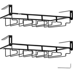 Under Cabinet Wine Glass Rack, Auhoky Heart-Shaped Stemware Holder Metal Glass O Under Cabinet Wine Glass Rack, Auhoky Heart-Shaped Stemware Holder Metal Glass O