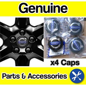 Genuine Volvo Black Alloy Wheel Centre Hub Cap Kit S40 V50 C70 S60 V70 S80 Xc90 Genuine Volvo Black Alloy Wheel Centre Hub Cap Kit S40 V50 C70 S60 V70 S80 Xc90