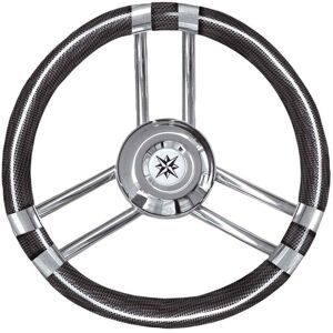 C Carbon Coated Steering Wheel Laquered/ss 350 Mm - 1 Pc Osculati - 45.137.05 C Carbon Coated Steering Wheel Laquered/ss 350 Mm - 1 Pc Osculati - 45.137.05